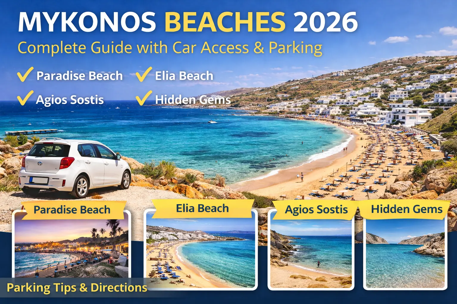 Ultimate Mykonos Beach Guide 2026: Best Beaches & Hidden Spots