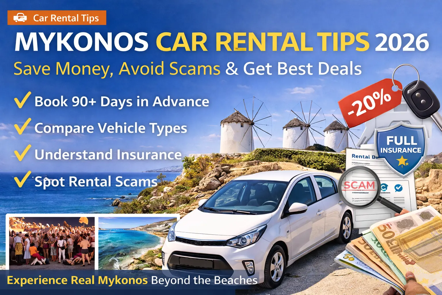 Car Rental Tips Mykonos 2026: Save Money & Avoid Hassles